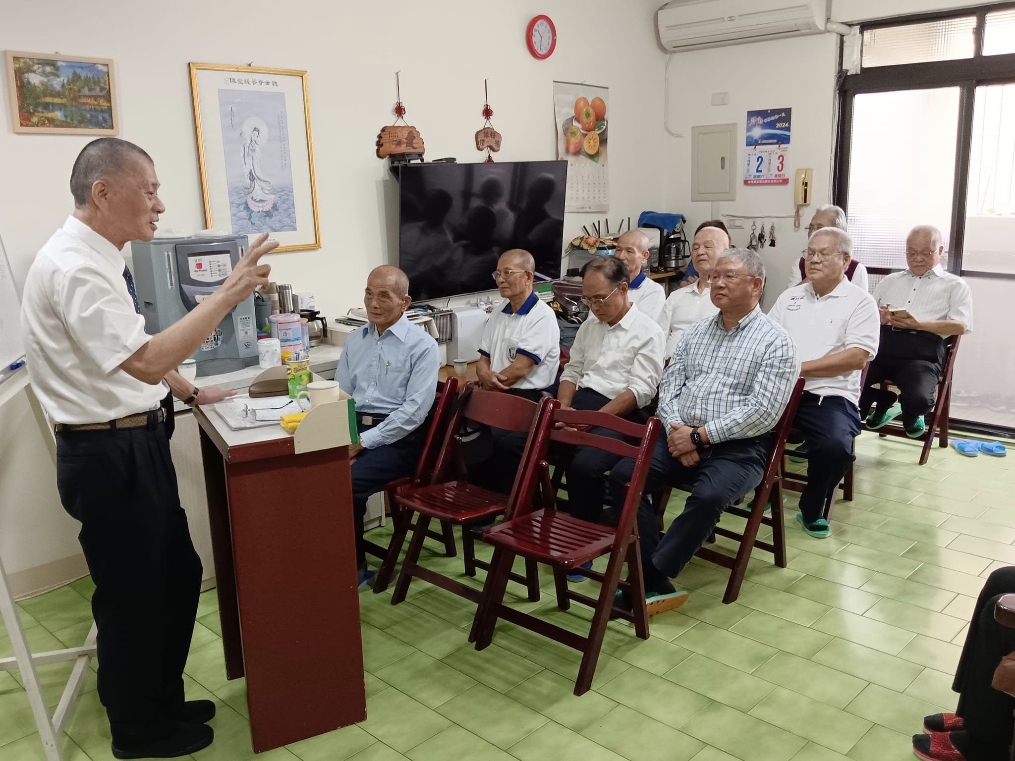 土城胡氏佛堂邀請曾隆泰講師慈悲成全，題目：「四聖諦」